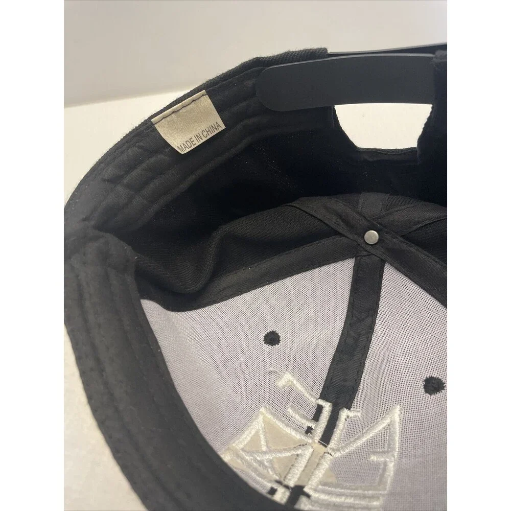 Neymar Snap Back Hat Black With White Letters